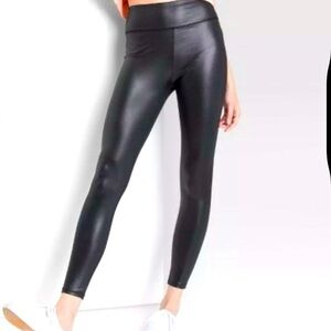 Wild Fable Black Faux Leather Leggings